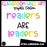 Readers are Leaders Classroom Wall Art Bulletin Board