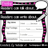 Readers can... Talking & Writing Scaffold