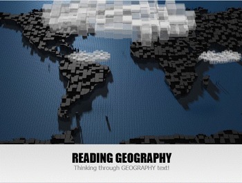 Preview of Reading A Geography Textbook - Interactive and Animated Powerpoint