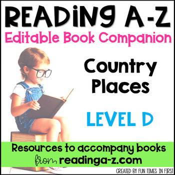 Preview of Reading A-Z Book Companion - Country Places Level D