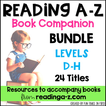 Preview of Reading A to Z Book Companions - Bundle of 25 Book Companions Levels D to H