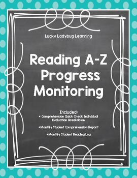Preview of Reading A-Z Comprehension Progress Monitoring