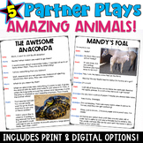 Reading About Animals: 6 Partner Play Scripts with Compreh
