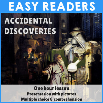 Preview of Reading comprehension - Amazing accidental discoveries - PowerPoint & Worksheet