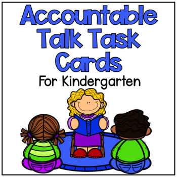 Preview of Reading Accountable Talk Task Cards (FREEBIE!)