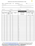 Reading Accuracy & Fluency Tracking Log: Progress Monitori