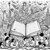 Reading Across America Coloring Pages