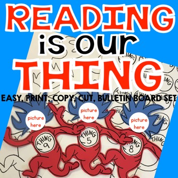 Preview of Reading Week-Reading is Our Thing Bulletin Board Set