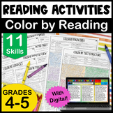 Reading Activities | Color by Reading - with Digital Versions
