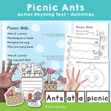 Reading Activities Pack | Picnic Ants Action Rhyme