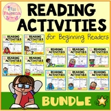 Reading Activities for Beginning Readers Bundle