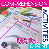 Reading Comprehension Worksheets for Any Text Digital & Print