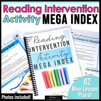 Preview of Reading Activities for Intervention - Fun Small Group Guided Reading Lessons