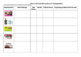 Reading - Advertising Task Cards - with Graphic Organiser