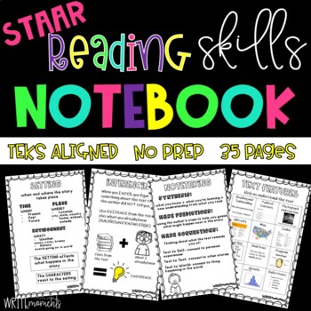 Preview of STAAR Reading Notebook