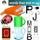 Reading And Writing Words That End In Ug Clipart And Worksheets