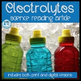 Science Article- Electrolytes: Warm Up, Bell Ringer, Sub P
