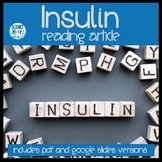 Reading Article: Insulin (PDF and Google Slides)