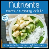 Distance Learning Reading Article: Nutrients (Google Slide