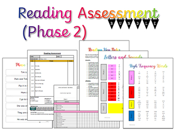 Preview of Reading Assessment Pack (Phase 2 - Pearson Friendly)