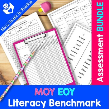 Preview of Reading Assessment MOY EOY Benchmark