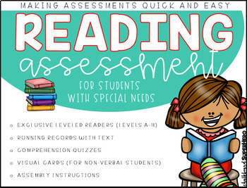 Preview of Reading Assessment {for students with special needs} 