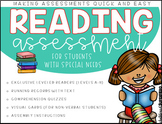Reading Assessment {for students with special needs} 