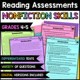 Reading Assessments Set 2: Nonfiction Skills BUNDLE