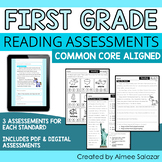 Reading Assessments for First Grade (PDF & Digital) / Dist