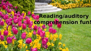 Preview of Reading/Auditory Comprehension - Spring Time!