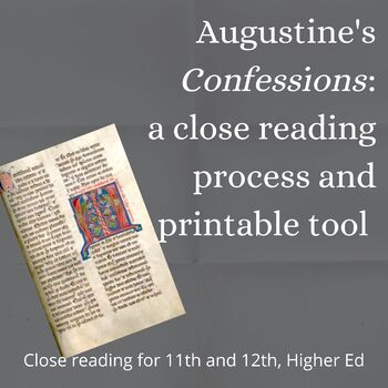 Preview of Reading Augustine's Confessions: a close reading process and printable tool