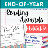 Reading Awards - End-of-Year Reading & Book Awards - Edita