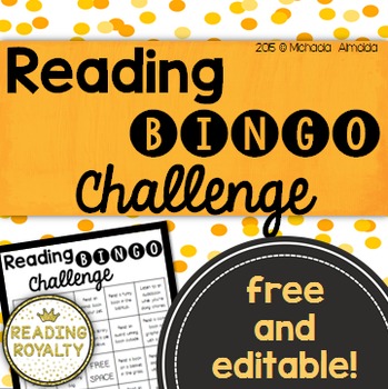 Preview of Reading BINGO: Free Reading Challenge!