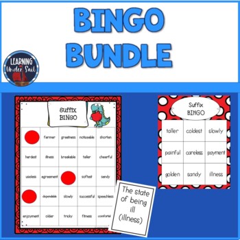 Preview of Reading BINGO Games