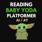 Reading Baby Yoda AI/AY Platformer! Perfect For Virtual Learning!