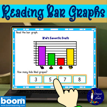 Preview of Reading Bar Graphs BOOM Cards