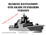 Reading Battleship Test Prep Review Game (8th grade CCSS/G