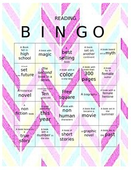 Preview of Reading Bingo