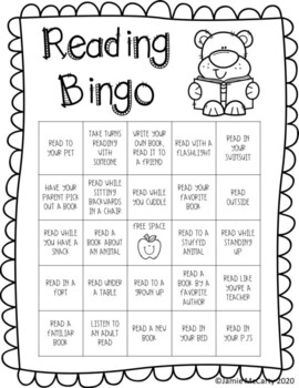 Reading Bingo by Sprouting Little Learners | TPT