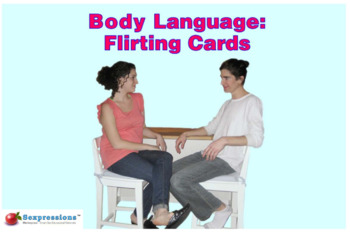 Preview of Reading Body Language: Flirting Flash Cards SMART Board Download