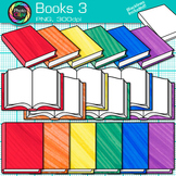 Reading Book Clipart: 21 Rainbow Classroom Book Clip Art T