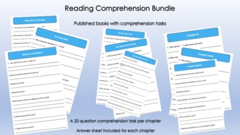 Preview of Reading Book Comprehension Bundle *Growing Bundle*