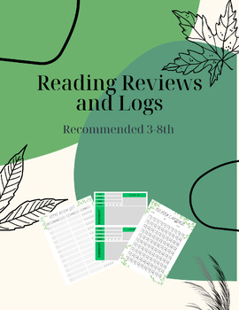 Preview of Reading Book Log and Review