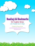 Free Reading Bookmark Aid for Chapter & Textbooks