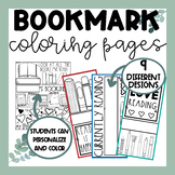 Reading Bookmarks | Coloring Page | Student Rewards | Dood