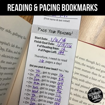 Preview of Reading Bookmarks: DURING Reading Tools for Secondary ELA