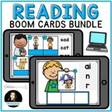 Reading Boom Cards BUNDLE with Audio Sound Digital Learning
