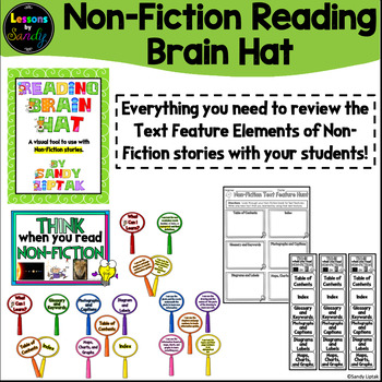 Preview of Reading Brain Hat for Non-Fiction