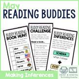 Reading Buddies Activities - Spring Literacy Centers for M