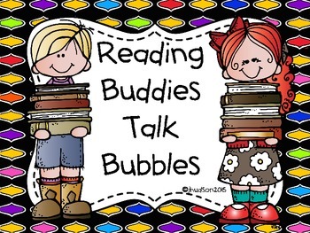 Preview of Reading Buddies Talk Bubbles